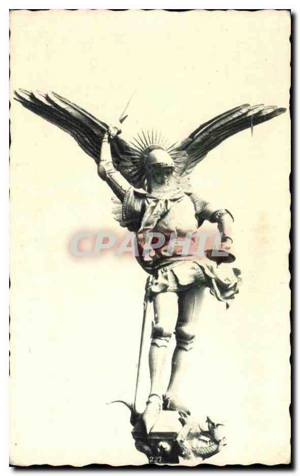 Statue de Saint-Michel — par Fremiet — éditée par les Arts Photomécaniques