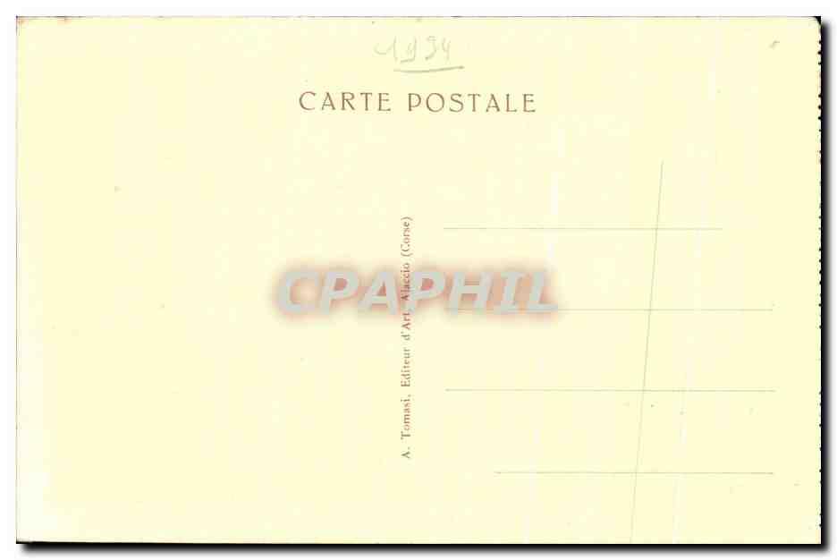 CPA Autel du Sacre Coeur de Jesus — Rückseite