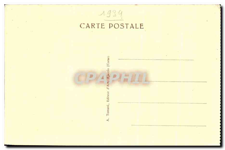 CPA Autel Notre Dame de la Misericorde du voeu de la Vierge — Rückseite
