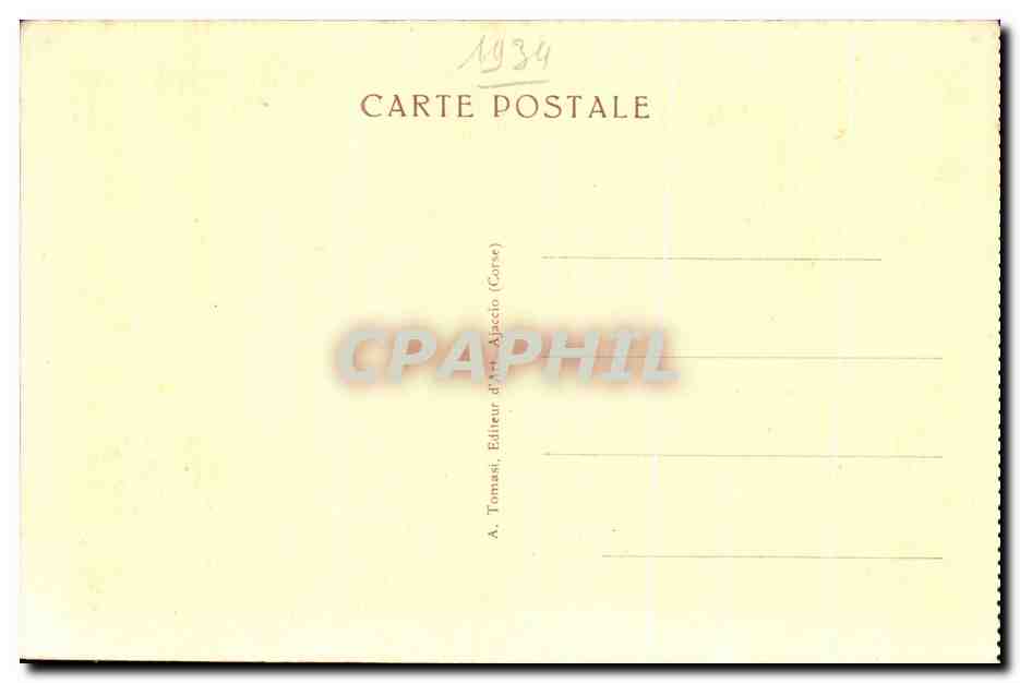 CPA Autel Norte Dame Du Rosaire — Rückseite