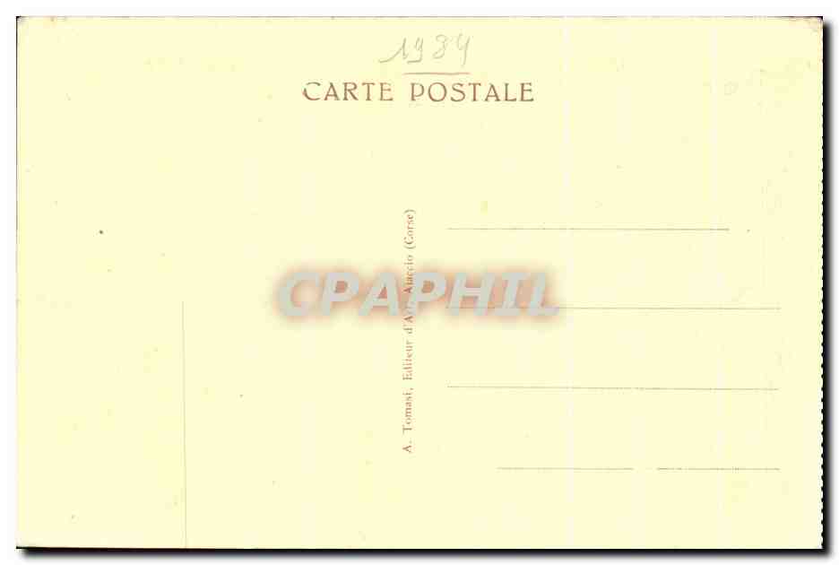 CPA Autel de Saint Antoine de Padoue — Rückseite