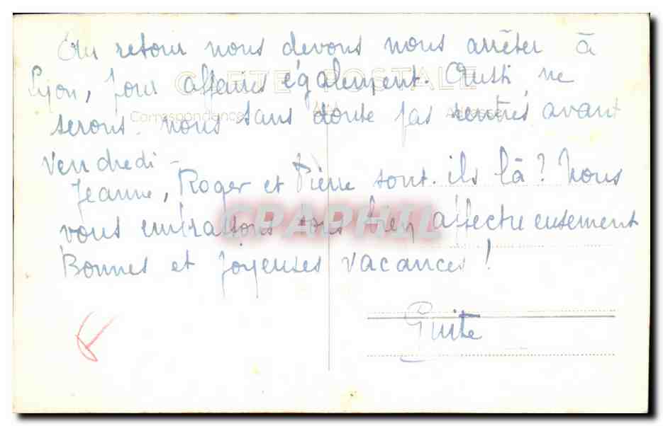 L'Alpe d'Huez — vue de ski — Marf, n° 269 — Verso