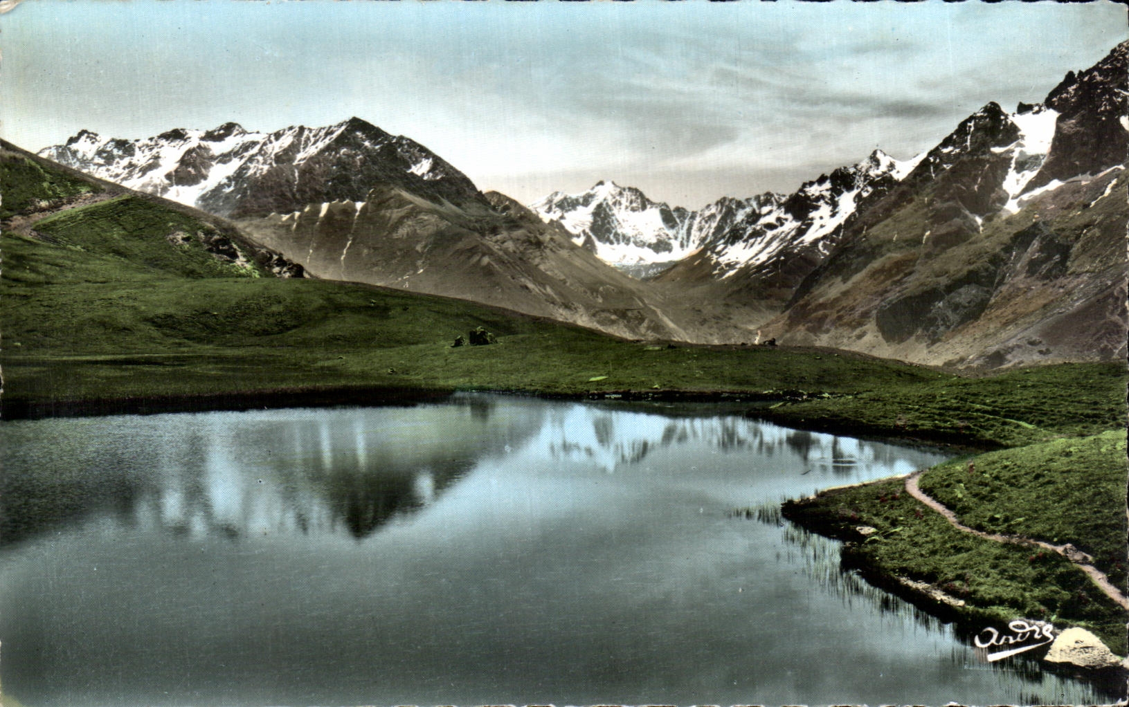 Lac à fruites en haute montagne — PAYSAGES ALPESTRES — Édition d'Art André, Grenoble, n°531