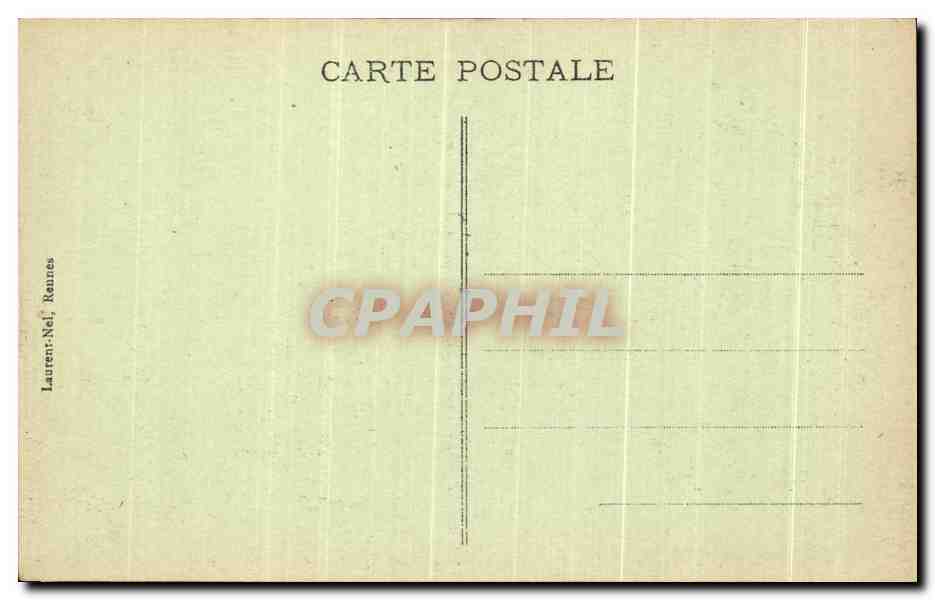 Château de JOSSELIN - Cheminée monumentale de la Salle à Manger — Rückseite