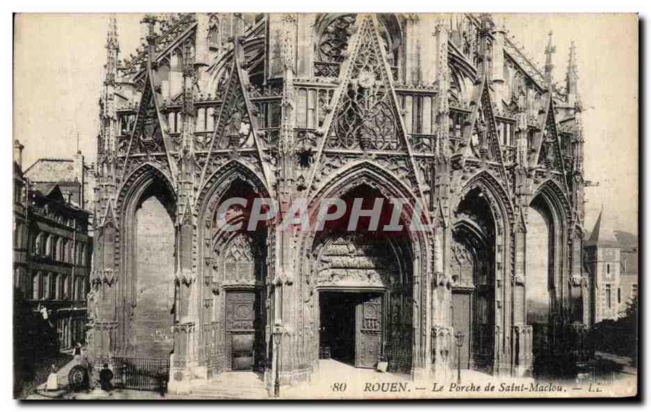 CPA Rouen le porche de saint maclou