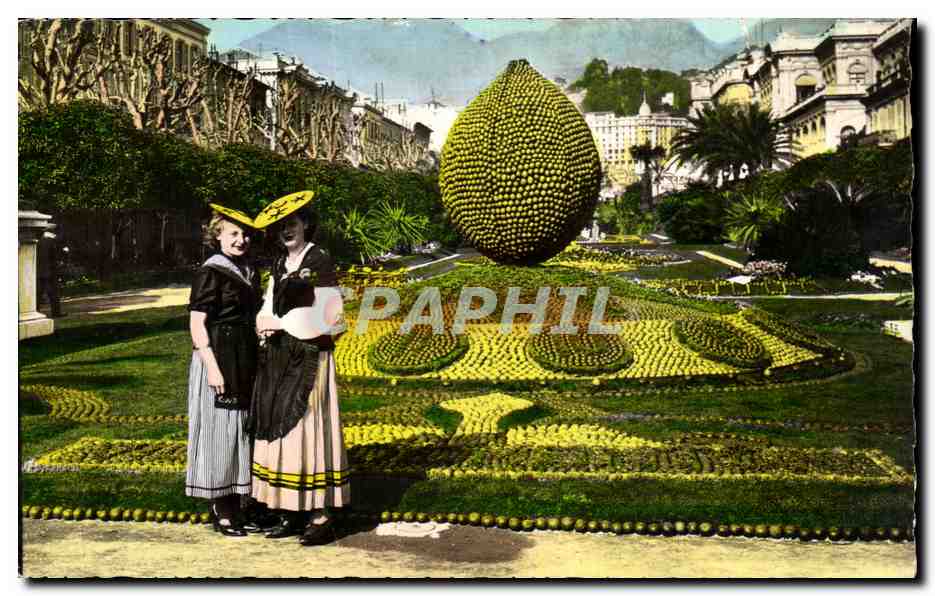 CPA Menton les fetes costumes locaux d'art Folklore Costume