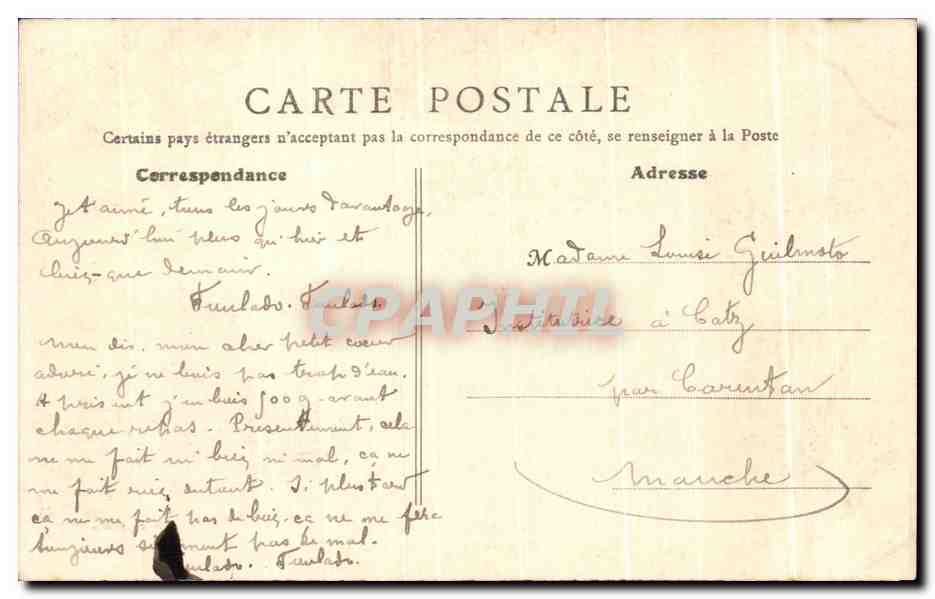 CPA Vichy Source Larbaud — Rückseite