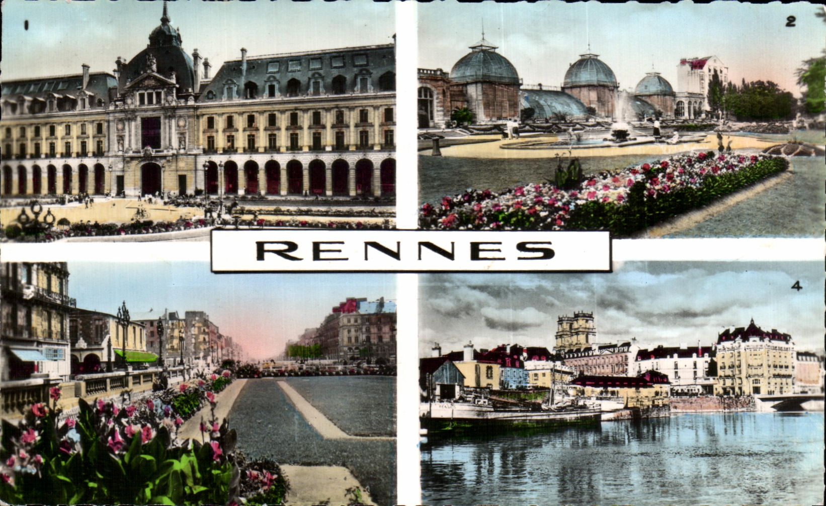Rennes — vue panoramique — Éditions photo au bord de la Vilaine
