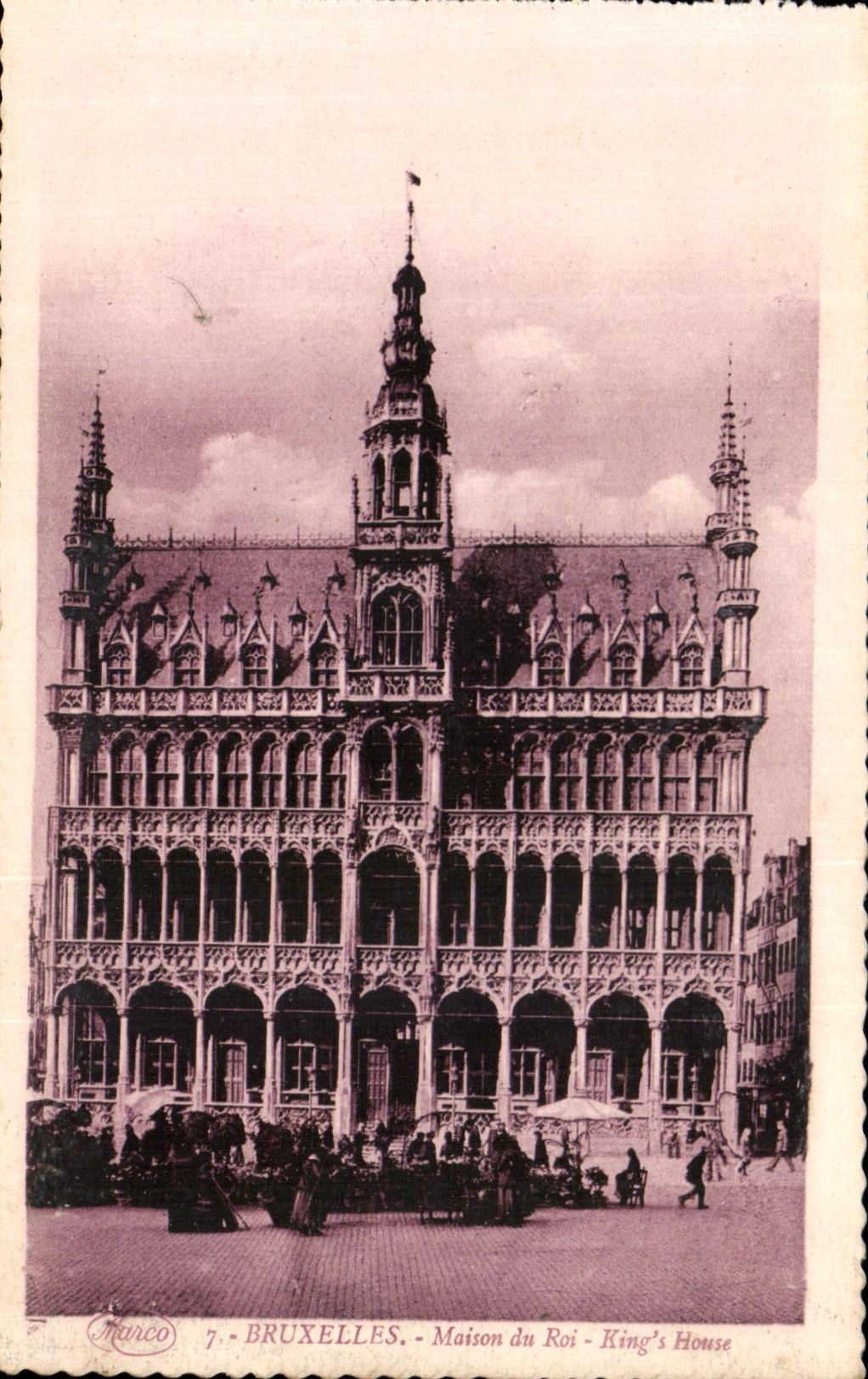 CPA Bruxelles maison du roi king's house