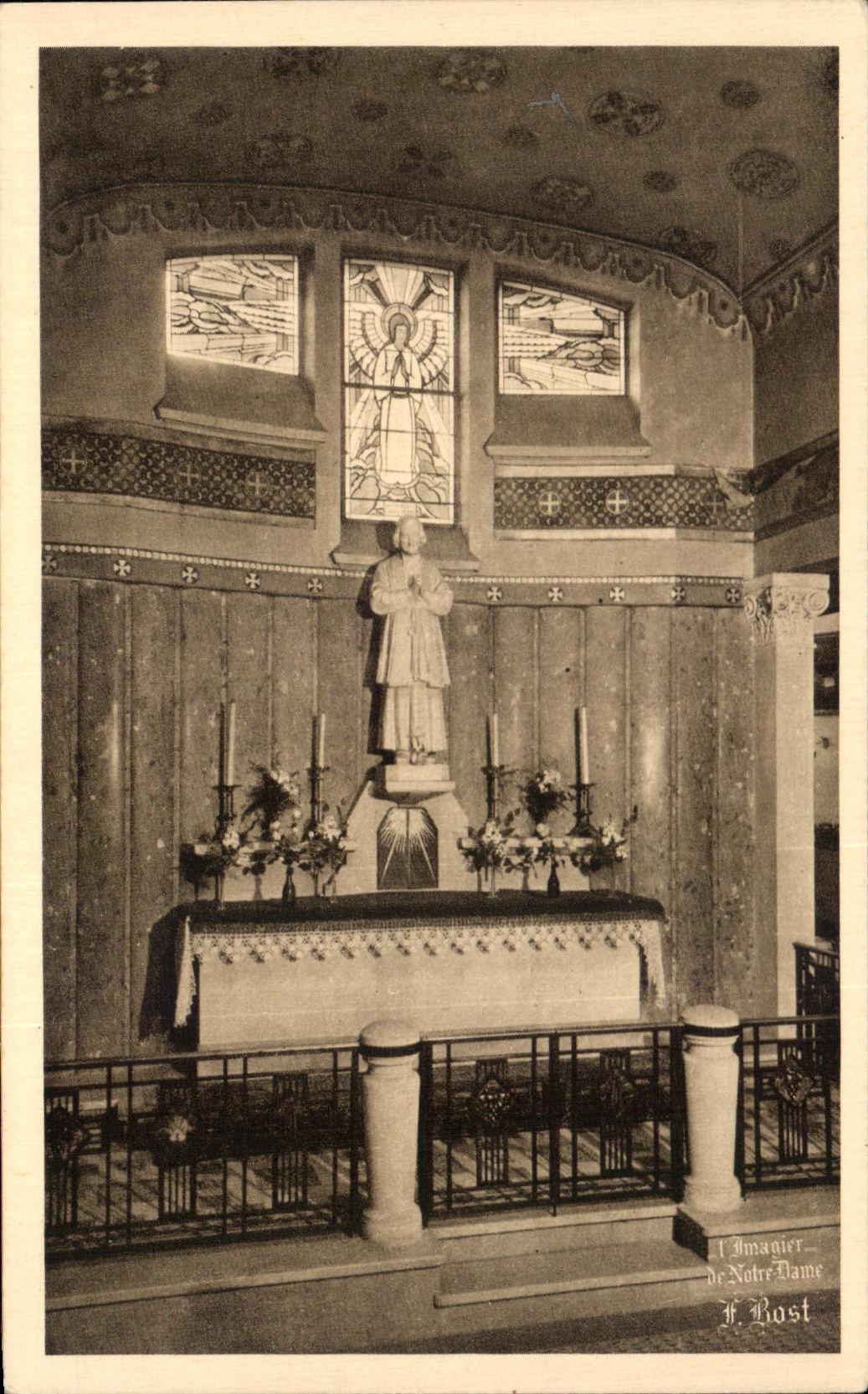 CPA Notre dame de vichy allier chapelle du saint cure d'ars 