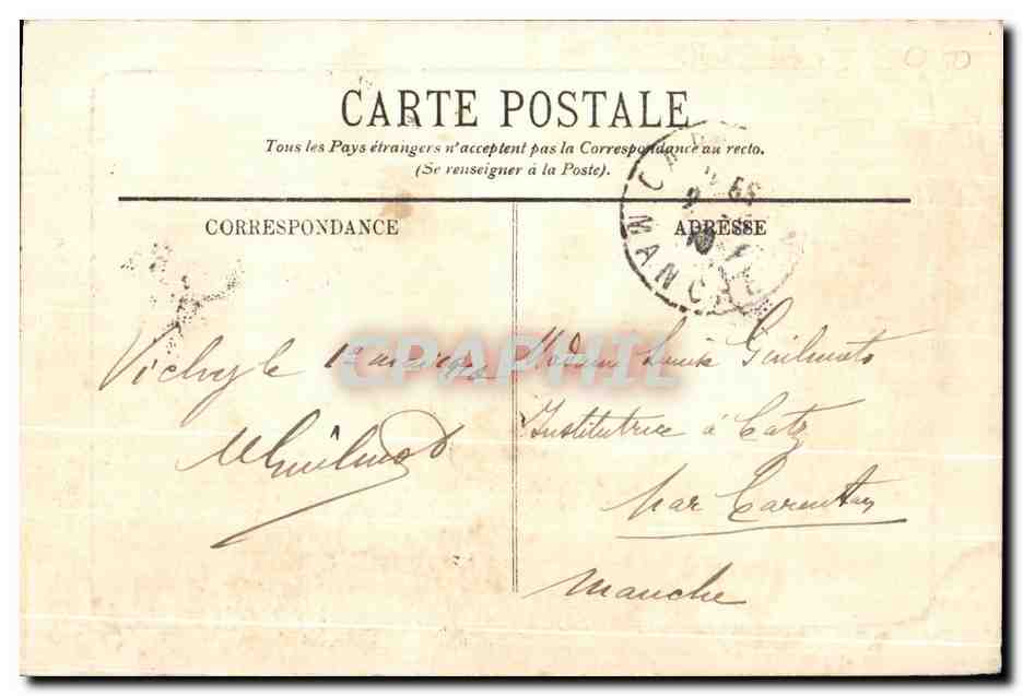 CPA La Source de l'hopital Vichy  — Verso