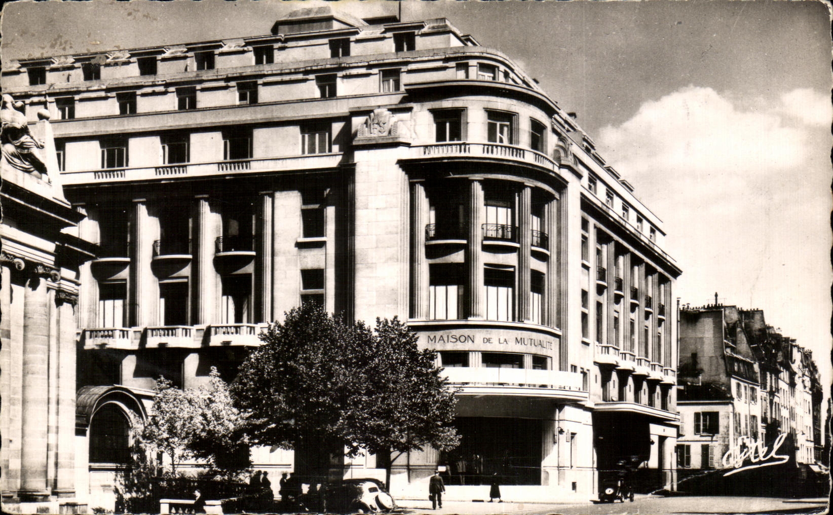 CPA Paris la maison de la mutualite the mutuality house