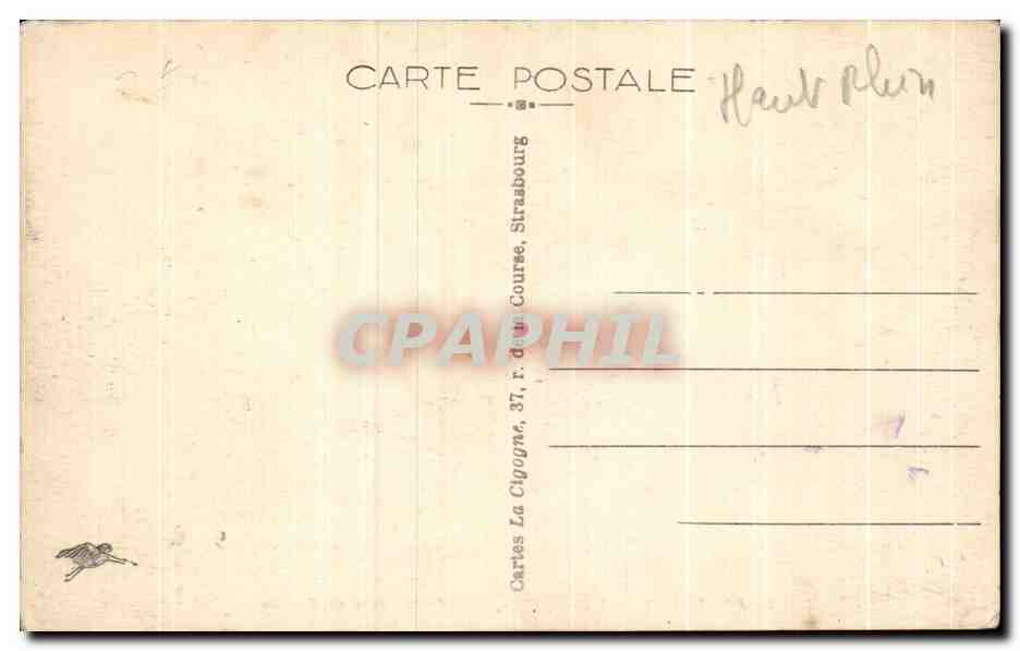 CPA Thann Vue generale prise de la Croix de Rangen — Rückseite