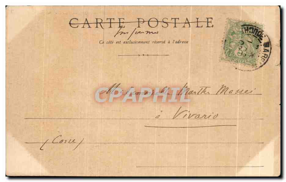 CPA Perpignan le La Loge Ancien Palais des Consuls — Rückseite
