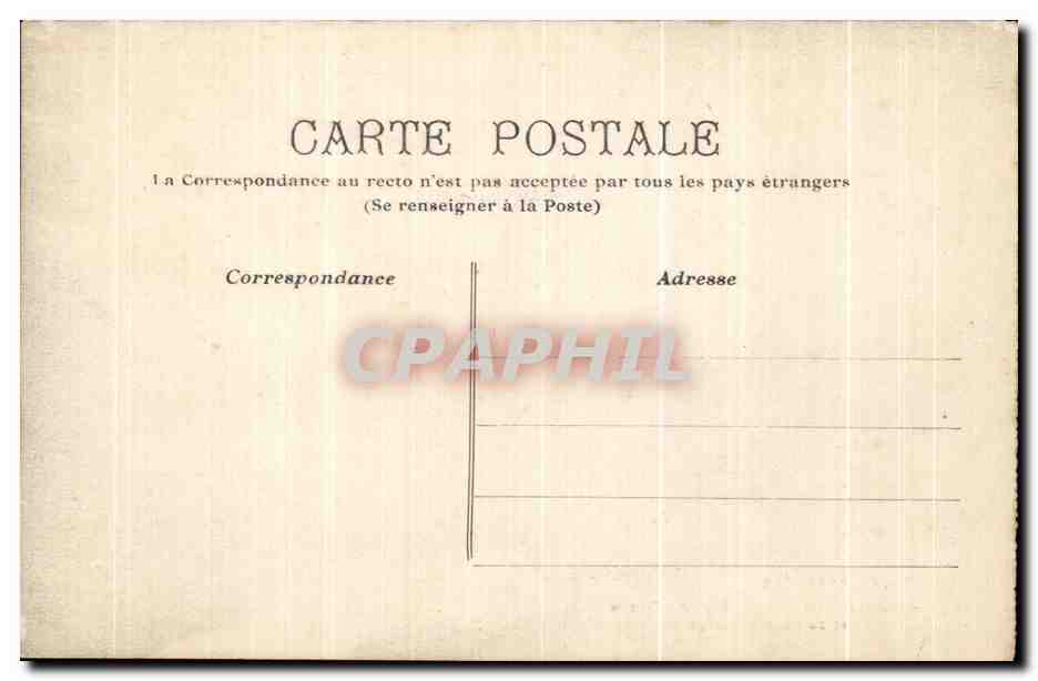 CPA Les Pyrenees Gavarnie Vue generale du et du Pont de Neige — Verso