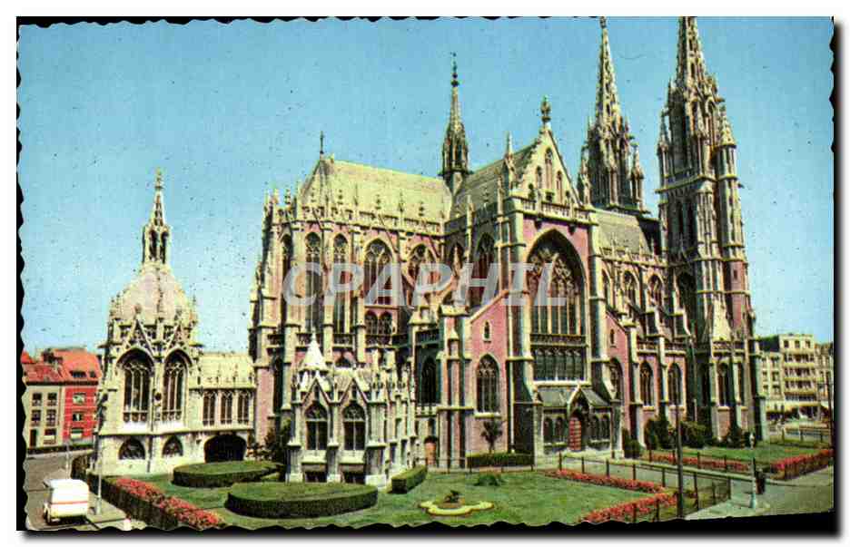 CPA Ostende Eqlise S pierre et Oostende Kerk St Petrus en Paulus