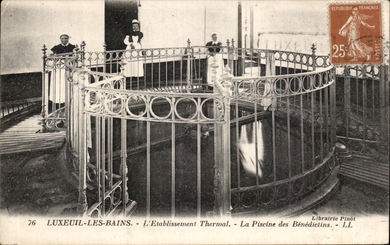 CPA Luxeuil Les Bains L'etablissement Thermal La Piscine des Benedictins