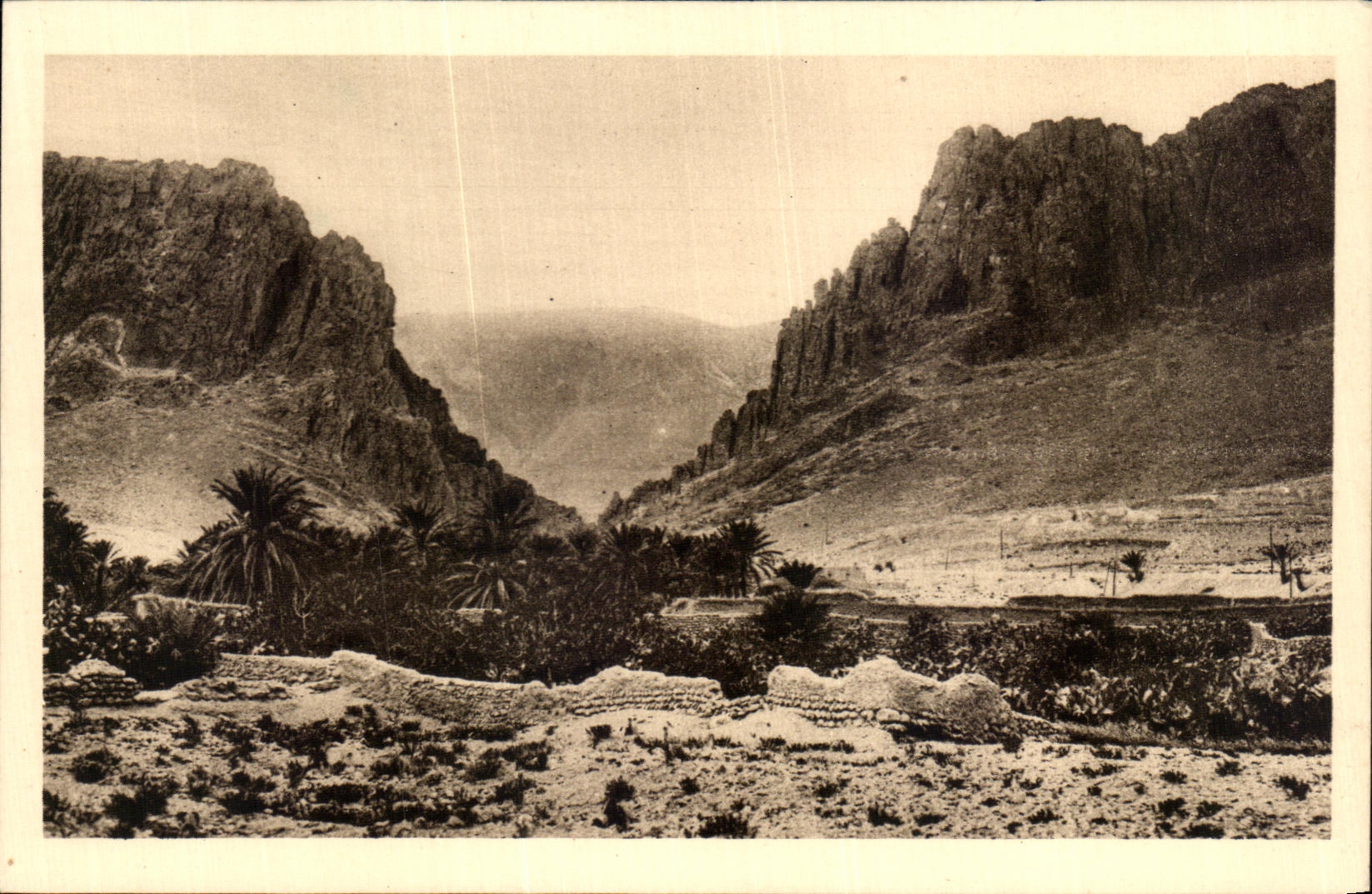El Kantara — Die Schluchten aus der Ferne gesehen — SPAGA