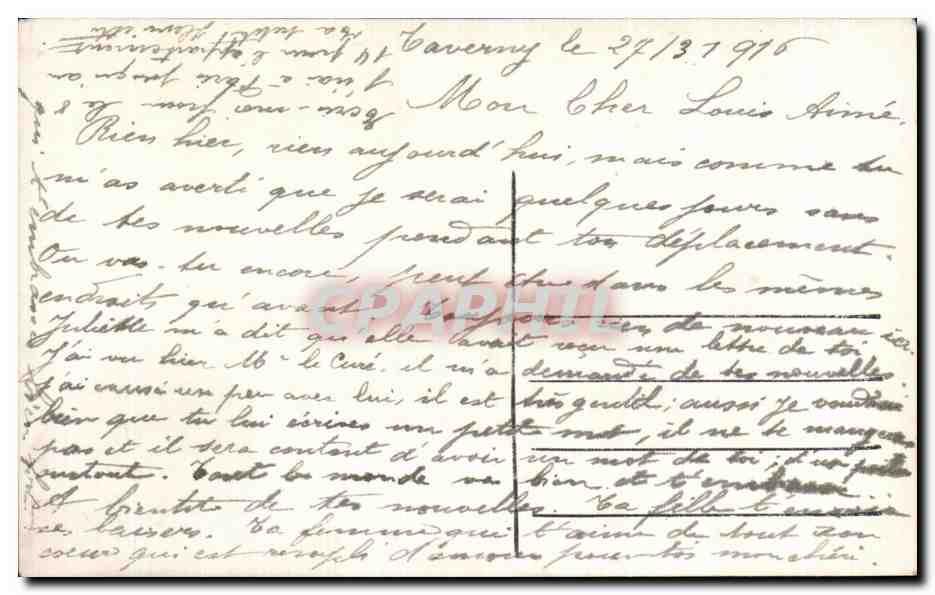 CPA Fantaisie Fleurs Enfant — Rückseite