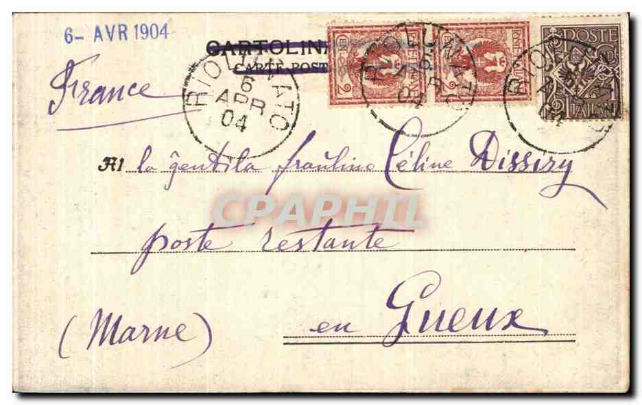 CPA Fantaisie Enfant — Rückseite