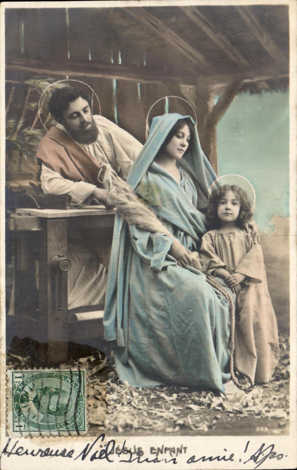 CPA Fantaisie Jesus Enfant