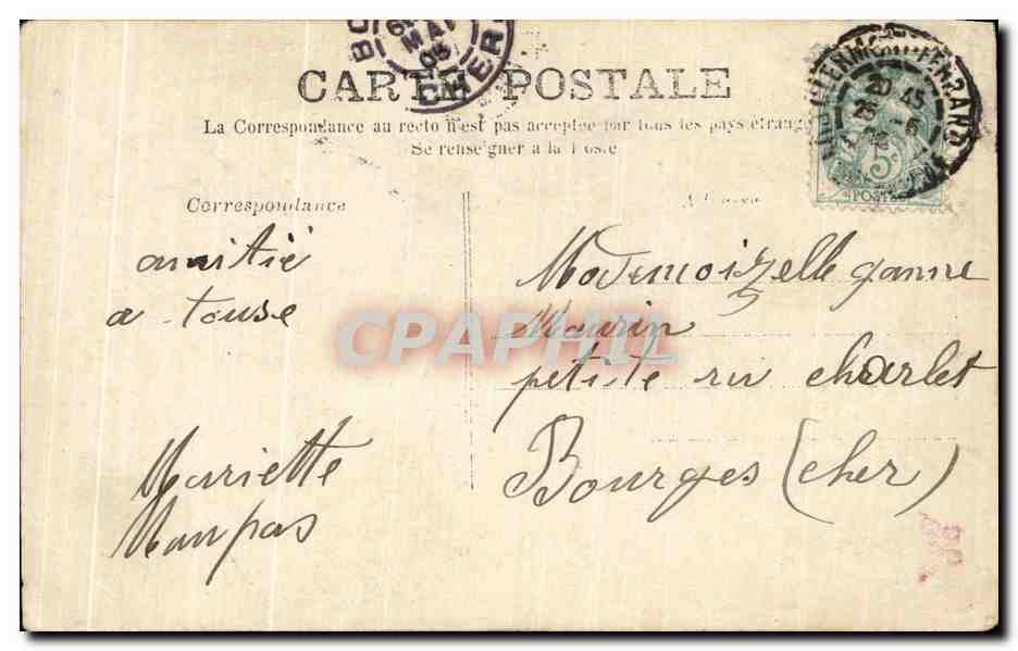 CPA Quatre Cran Militaria Humour  — Verso