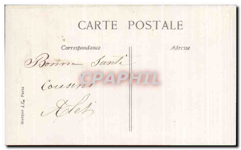 CPA Fantaisie Fleurs Bonne Annee — Rückseite