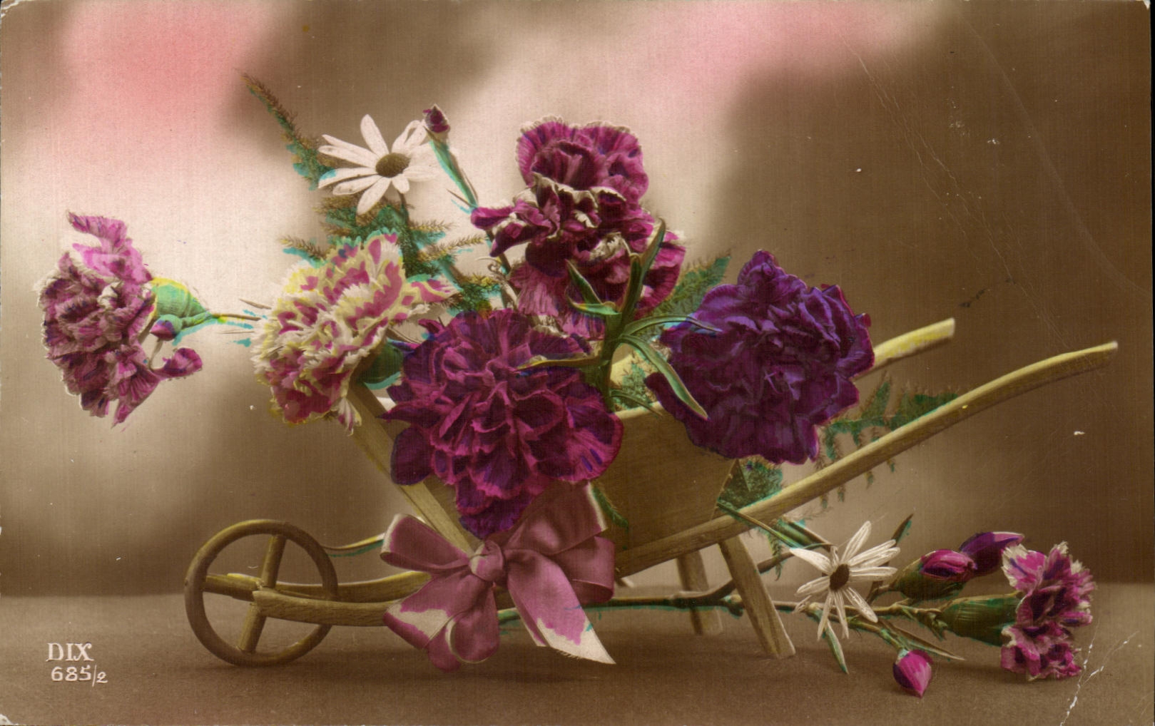 CPA Fantaisie Fleurs