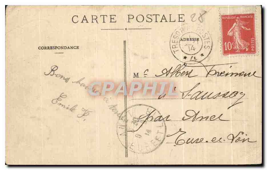 Château d'ANET - La Chapelle et les Fouilles — Ch. Foucault, édit. Dreux — Reverso
