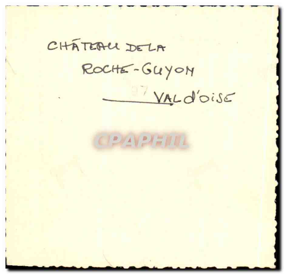 Photo Chateau dela roche guyom val d'oise — Rückseite