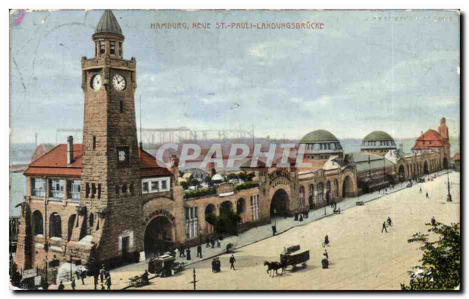CPA Hamburg neue st pauli landungsbrucke