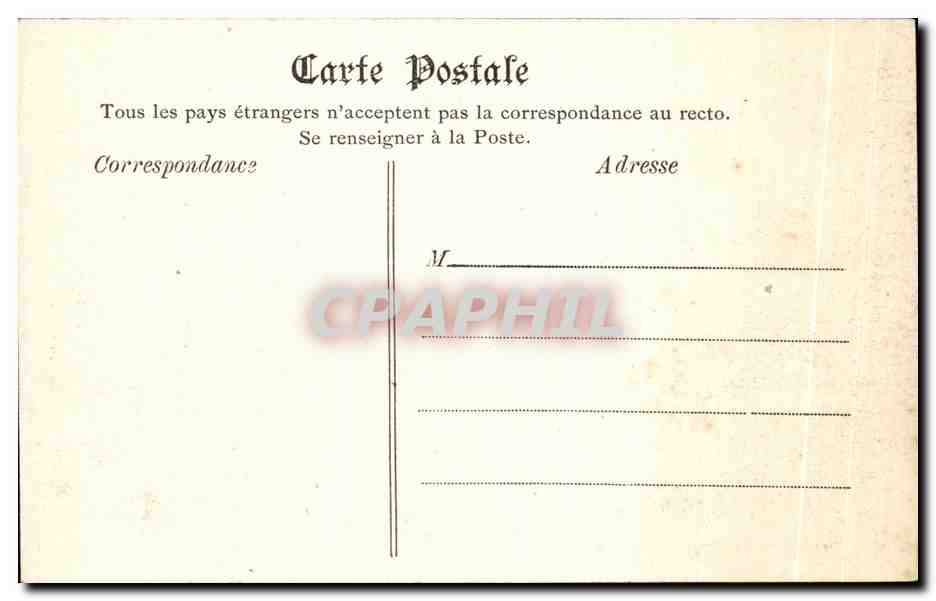 CPA Lille la grotte du jardin vauban — Rückseite