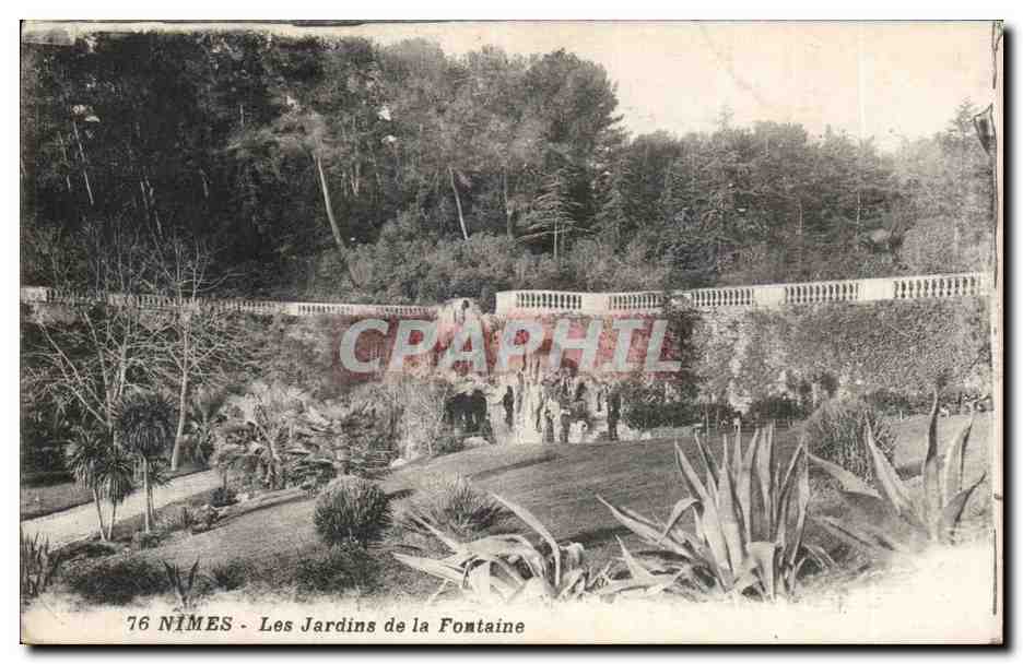 Nîmes - Les Jardins de la Fontaine — CPAPHIL