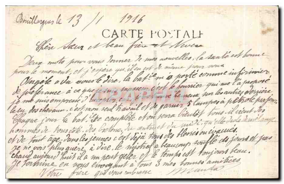 Nîmes - Les Jardins de la Fontaine — CPAPHIL — Verso