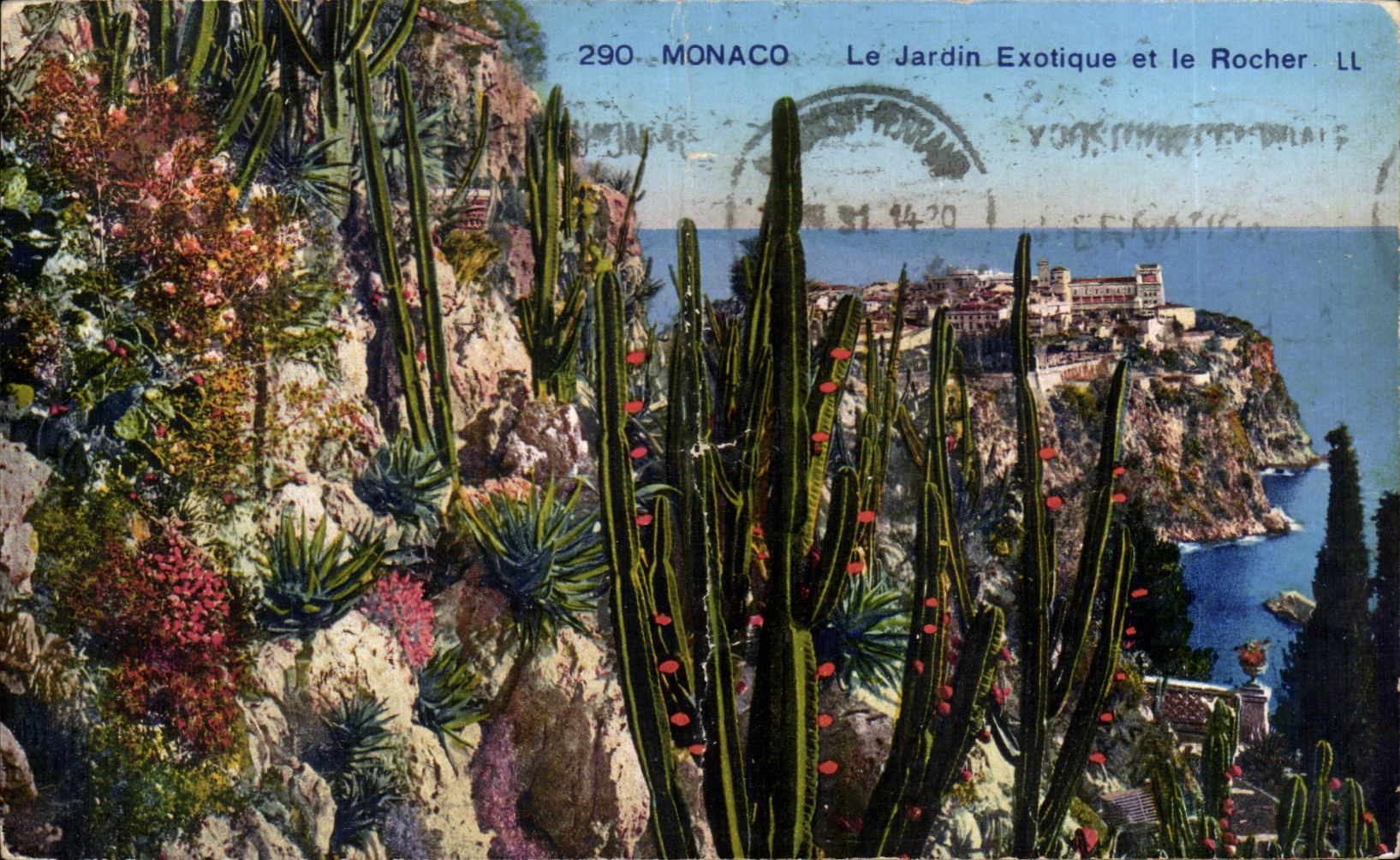 Monaco — The Exotic Garden and the Rock — LL no. 290