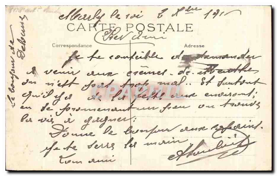 CPA Le Bassin des muses dans le jardin de marli  — Back