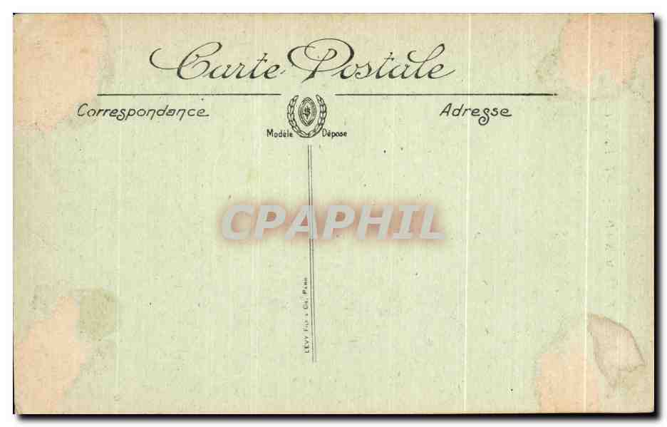 CPA Env du mont dore le pic du capucin — Verso