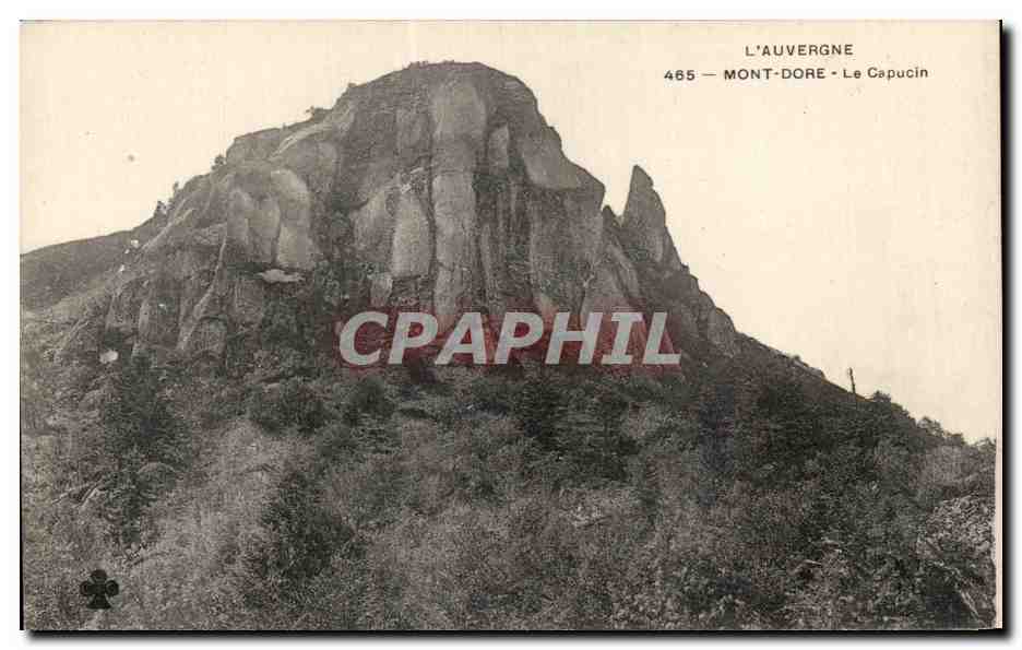 CPA L'auvergne mont dore le capucin