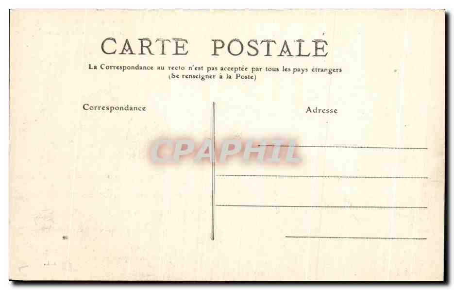 CPA L'auvergne mont dore le capucin — Rückseite