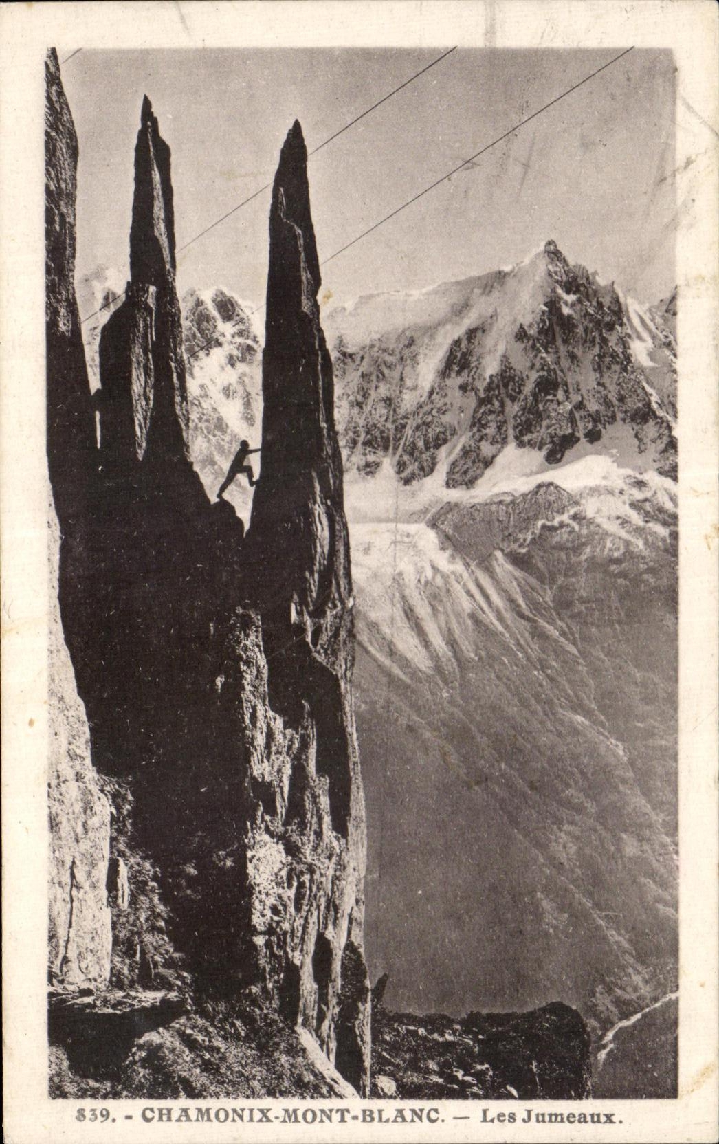CPA Chamonix mont blanc les jumeaux