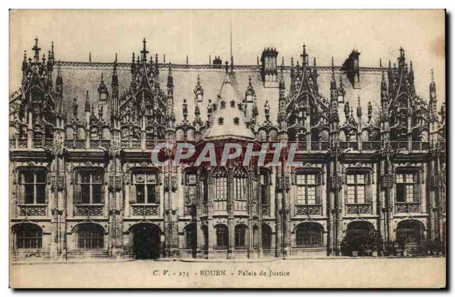 CPA Rouen palais de justice
