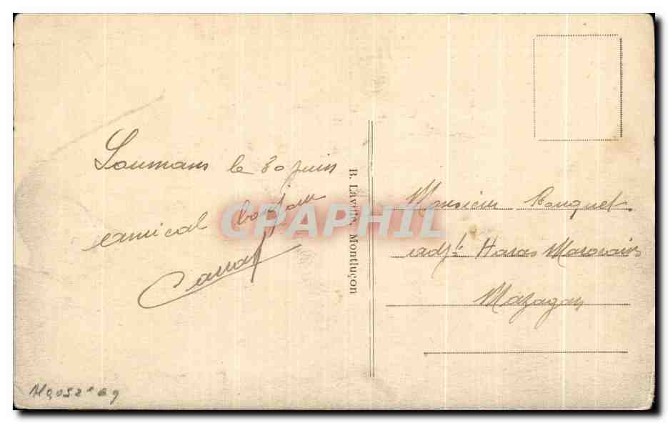 Les Pierres Jaumâtres (Creuse) — Groupe Sud-Est — éditeur Soumains, n° 1178 — Verso