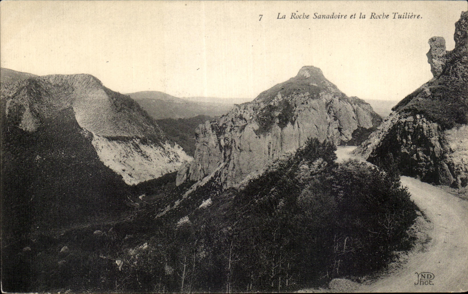 CPA La roche sanadoire et la roche tuiliere