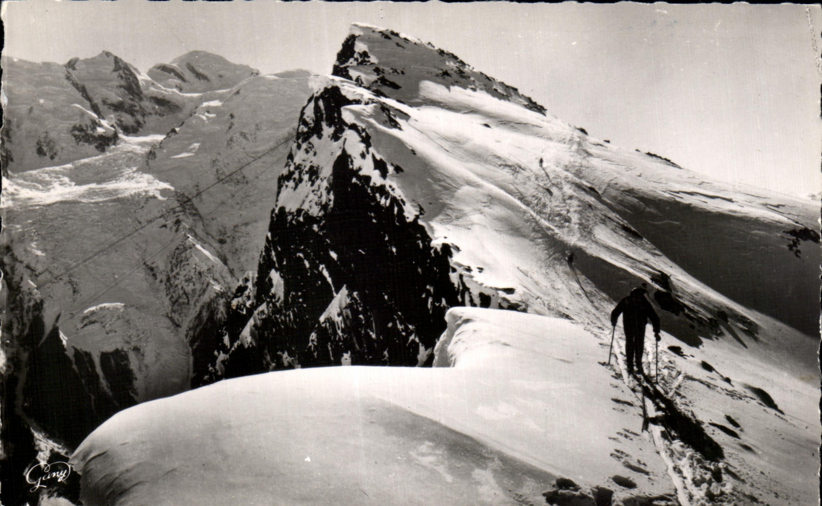 Mont-Blanc — Départ des pistes du Brévent — Gany