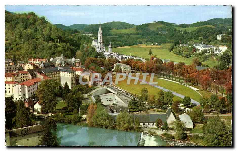 CPA Lourdes Vue generale