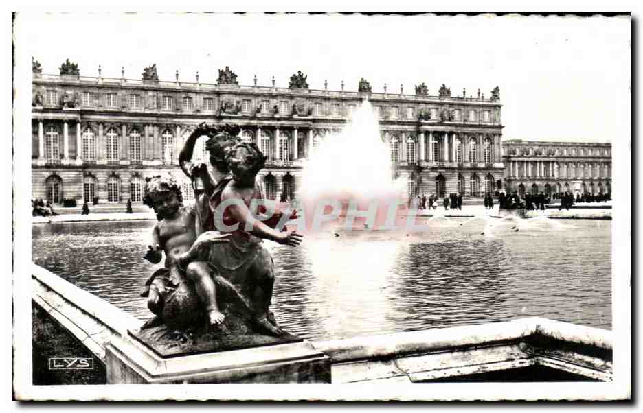 CPA Versailles Parterre d'Eau Bassin du Nord Parterre of Water THe North Bassin