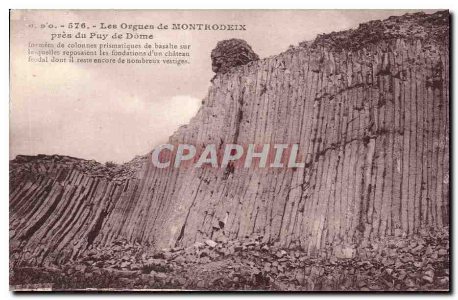 Les Orgues de Montrodeix — près du Puy de Dôme — J. Goutteilanges, Édit. P.-de-D.