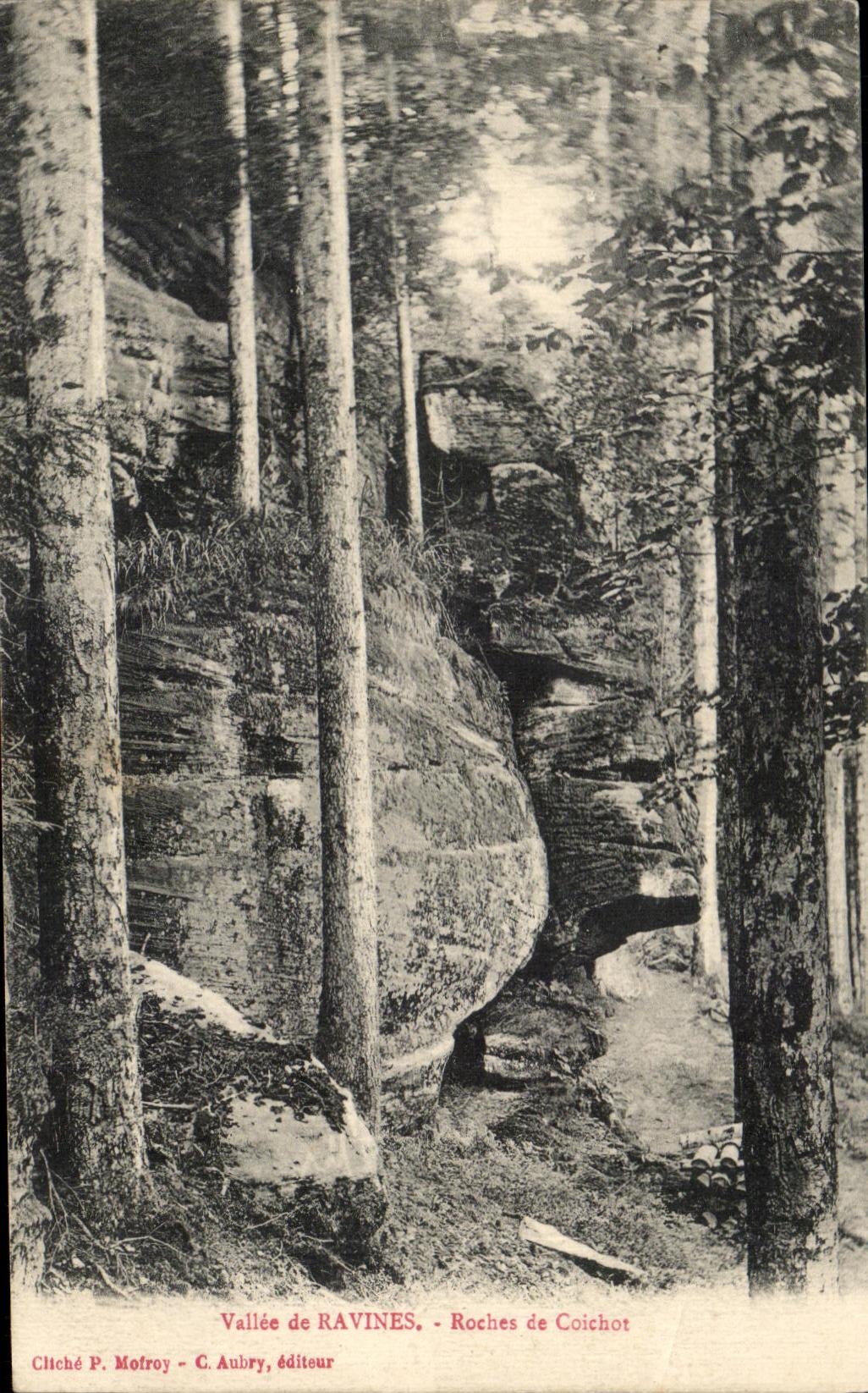 CPA Vallee de Ravines Roches de Coichot 