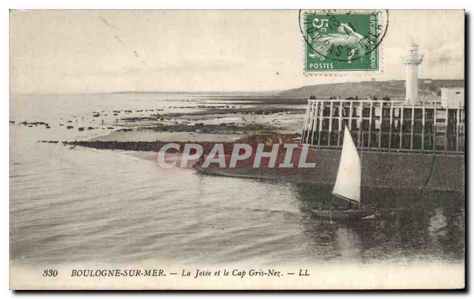 Boulogne-sur-Mer — La Jetée et le Cap Gris-Nez — LL