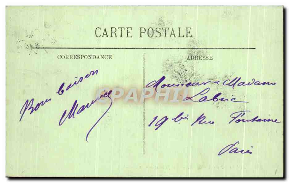 Boulogne-sur-Mer — La Jetée et le Cap Gris-Nez — LL — Verso